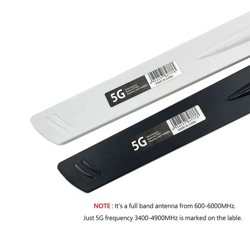 2pcs 4G LTE 5G Antenna 600 - 6000MHz 18dBi High Gain SMA Male for Wireless Network Card Wifi Router High Signal Sensitivity - Eleconic