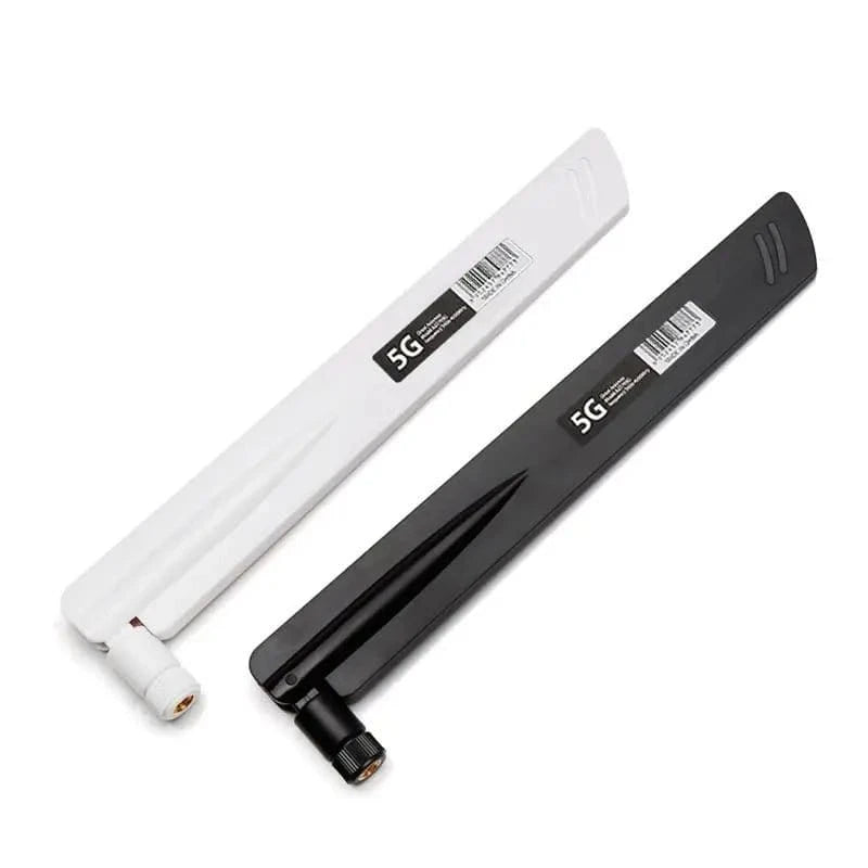 2pcs 4G LTE 5G Antenna 600 - 6000MHz 18dBi High Gain SMA Male for Wireless Network Card Wifi Router High Signal Sensitivity - Eleconic