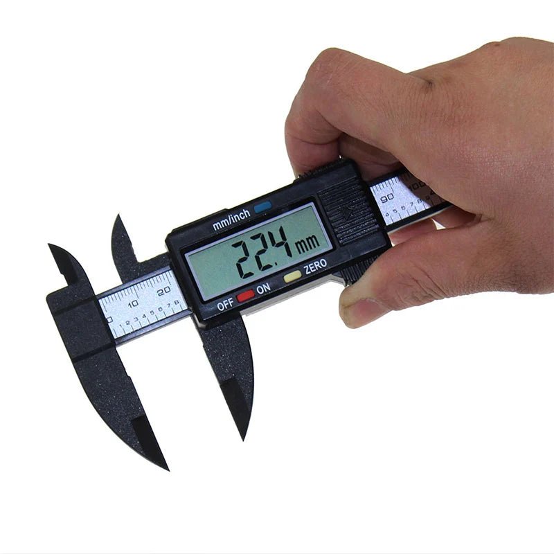 Digital Caliper 6 Inch Electronic Vernier Caliper 100mm Calliper Micrometer Digital Ruler Measuring Tool 150mm 0.1mm - Eleconic