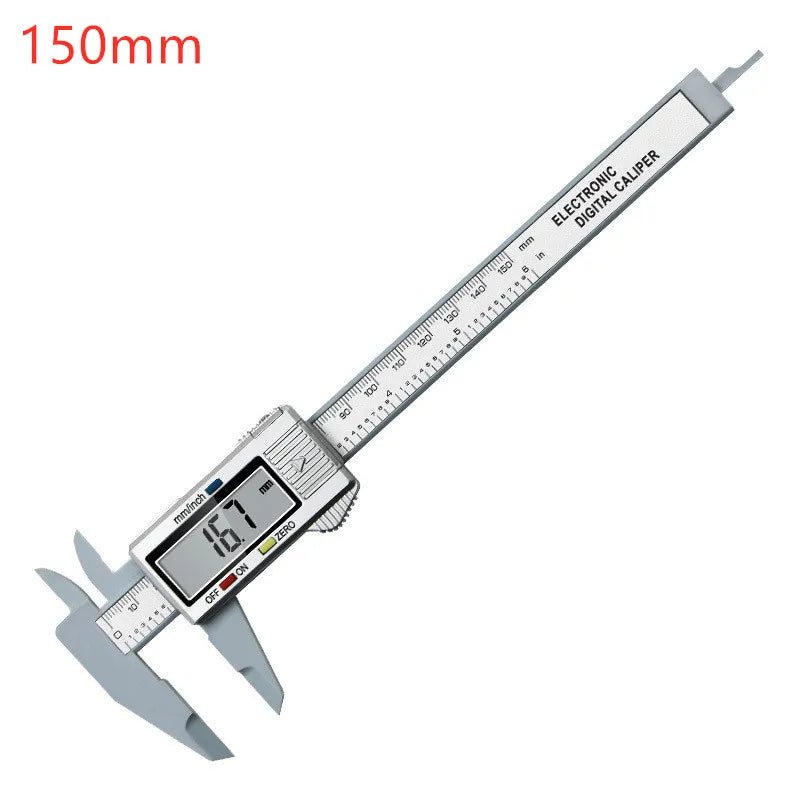 Digital Caliper 6 Inch Electronic Vernier Caliper 100mm Calliper Micrometer Digital Ruler Measuring Tool 150mm 0.1mm - Eleconic