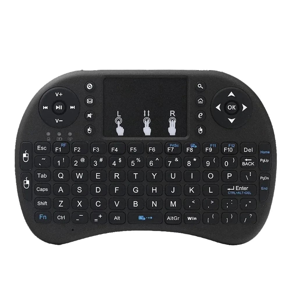 MRSVI I8 2.4G Mini Wireless Keyboard with Touchpad – Air Mouse Remote for Android TV Box, PC & Smart TV - Eleconic