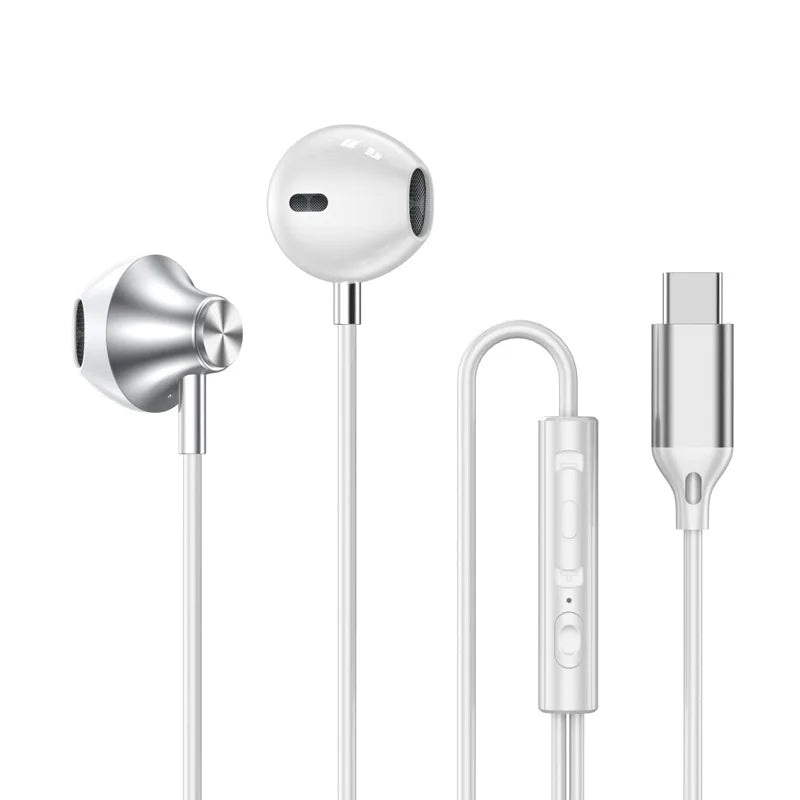 For Samsung Headphones HiFi Surround Sound In - ear USB Type C 3.5mm With wire control Wired Earplugs For Galaxy S24 S23 S22 Ultra - Eleconic
