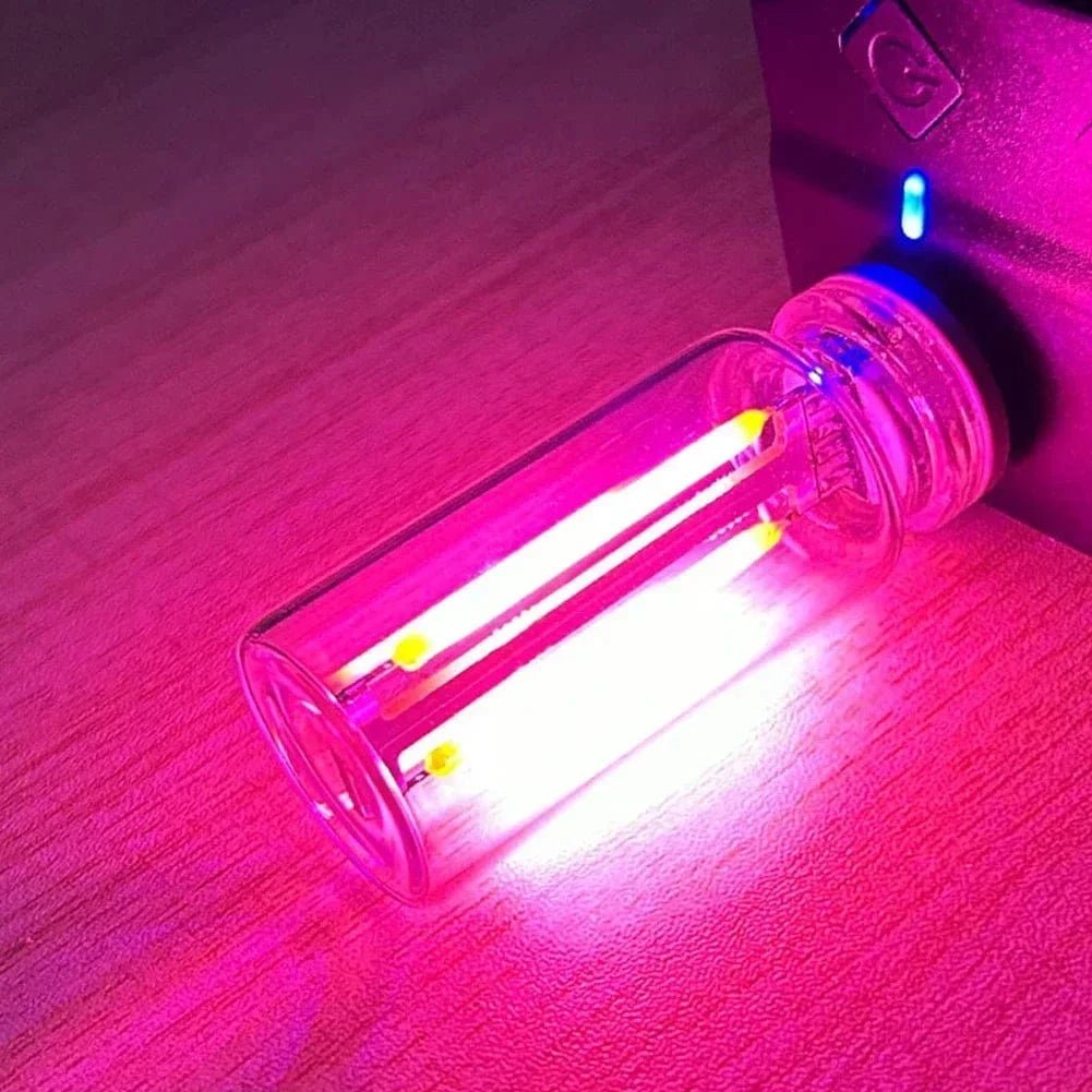 Retro USB LED Filament Bulb – 5V Touch Dimming Edison - Style Night Light for Camping & Decorative Lighting - Eleconic