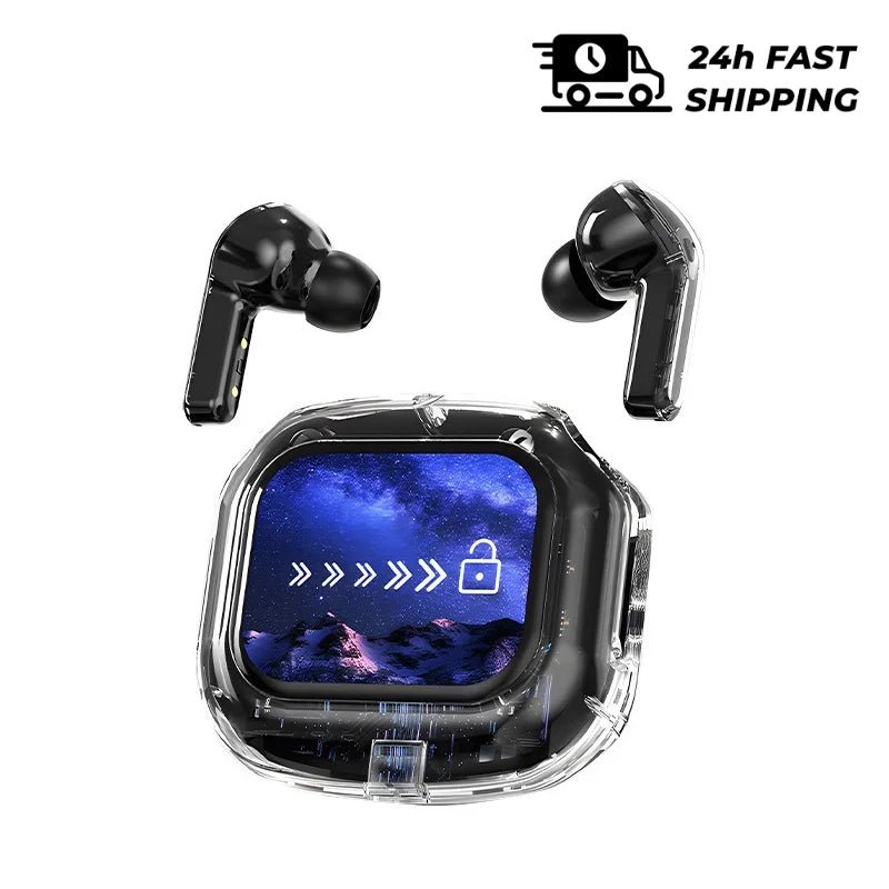 Translation Headphones with Multifunction Touch Screen Smart Wireless Bluetooth Earphone HiFi Audio Quality Business Earbud - Eleconic