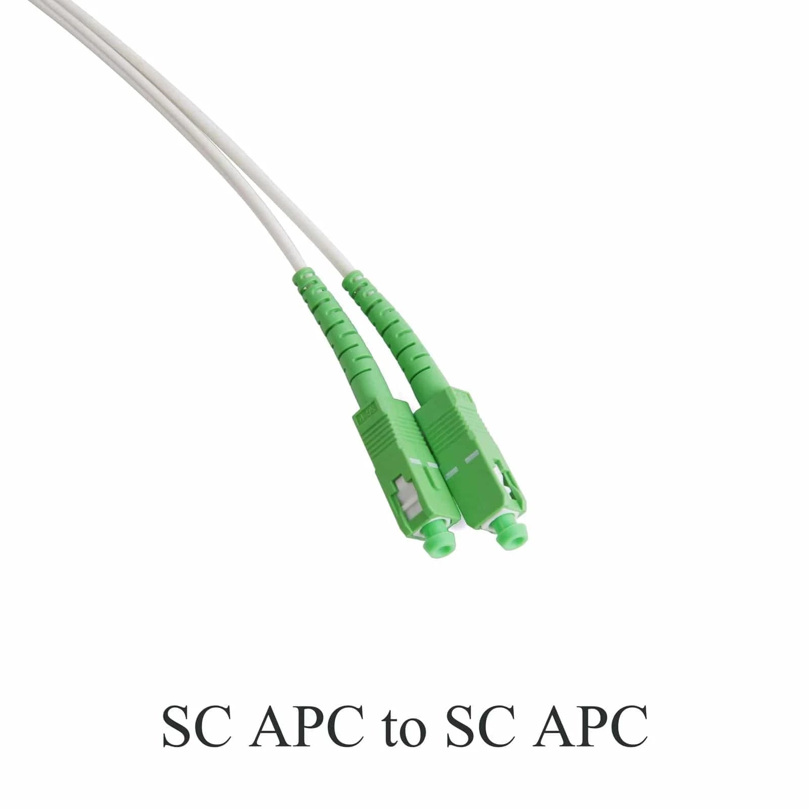 Fiber Optic Wire APC SC to SC Optical Single - mode 1 - core G657A1 Indoor Extension Cable 3M/5M/10M/15M/20M Fiber Optic Patch Cord - Eleconic