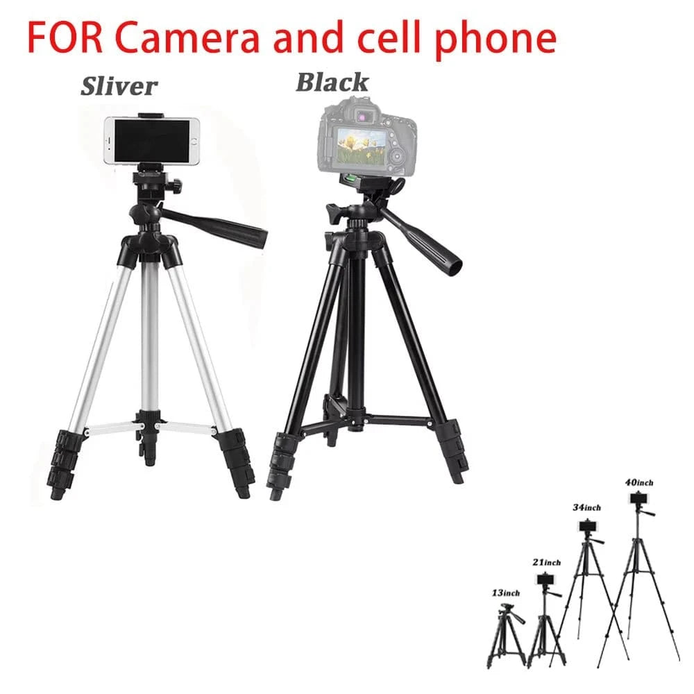 Portable Cellphone Tripod Stand for Selfie Mobile Phone Holder Tripie 3120 Smartphone Tripod with Flexible Legs Picture Taking - Eleconic