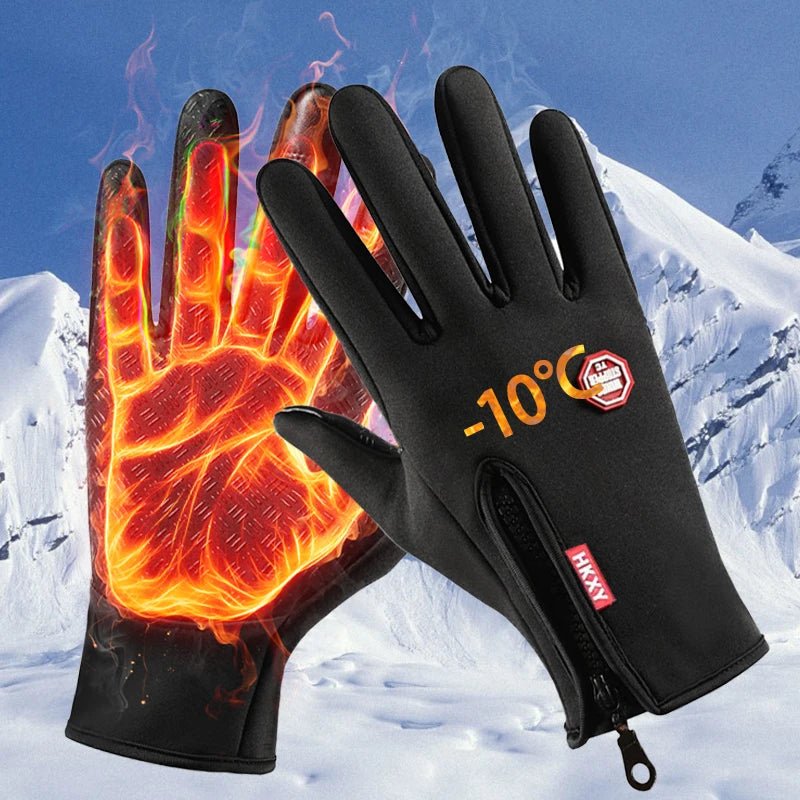 Winter Gloves For Men Women Touchscreen Warm Outdoor Cycling Driving Motorcycle Cold Gloves Windproof Non Slip Gloves - Eleconic
