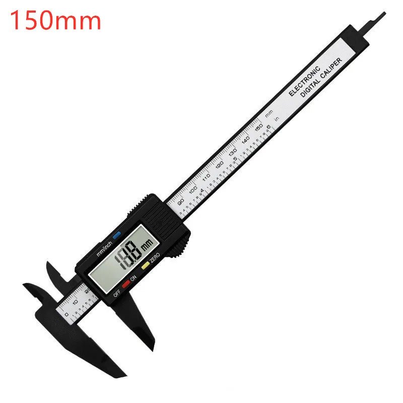 Digital Caliper 6 Inch Electronic Vernier Caliper 100mm Calliper Micrometer Digital Ruler Measuring Tool 150mm 0.1mm - Eleconic
