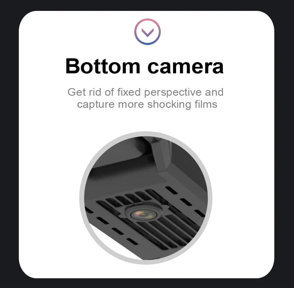 KBDFA E99Pro Drone 8K HD Dual Camera WiFi FPV Quadcopter Obstacle Avoidance Aerial Photography Professional Device - Eleconic