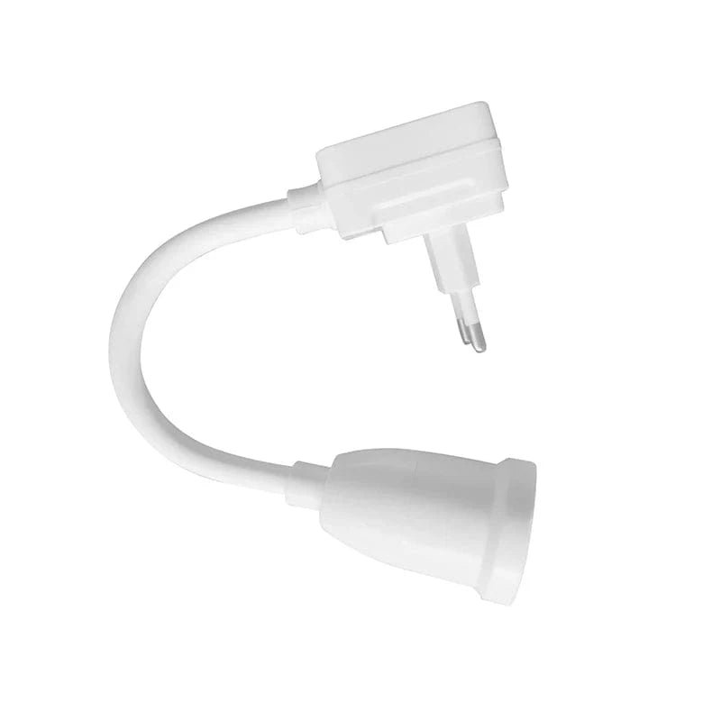 Flexible tube lamp holder E27 screw socket, rotatable European style plug with switch, bulb holder for wall mounted lamps - Eleconic