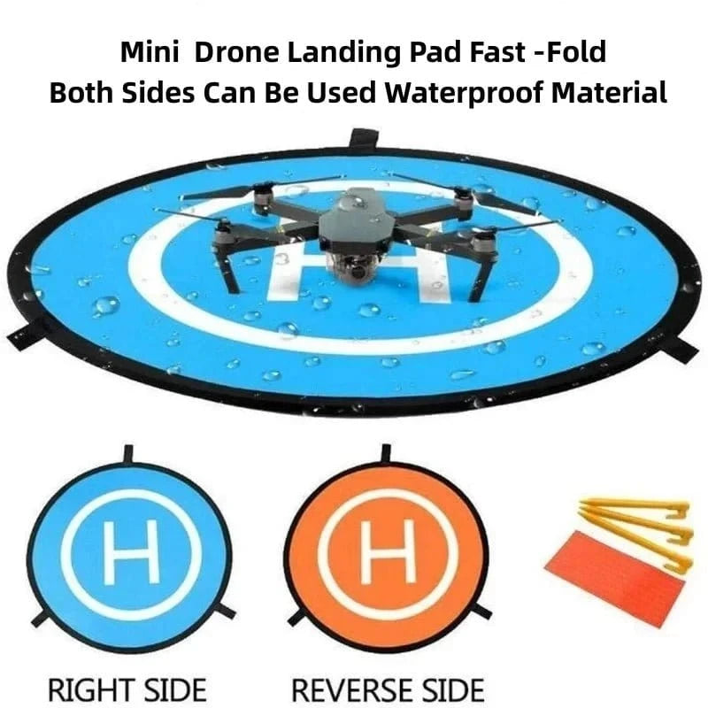 RF06 Drone Quadcopters Accessories Universal 55cm 75cm Foldable Landing Pad RC Dron Mat Quadcopter Parking Apron Apron Pad - Eleconic