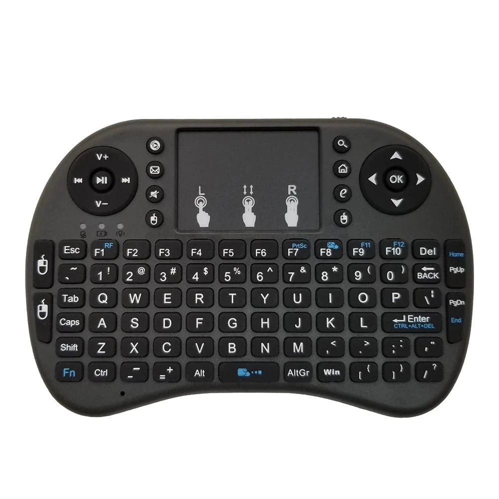 MRSVI I8 2.4G Mini Wireless Keyboard with Touchpad – Air Mouse Remote for Android TV Box, PC & Smart TV - Eleconic