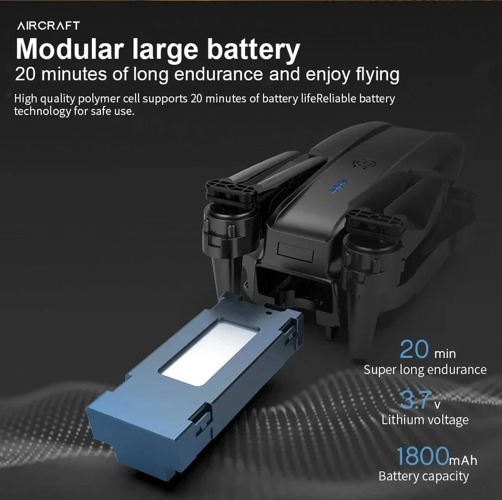 KBDFA E99Pro Drone 8K HD Dual Camera WiFi FPV Quadcopter Obstacle Avoidance Aerial Photography Professional Device - Eleconic