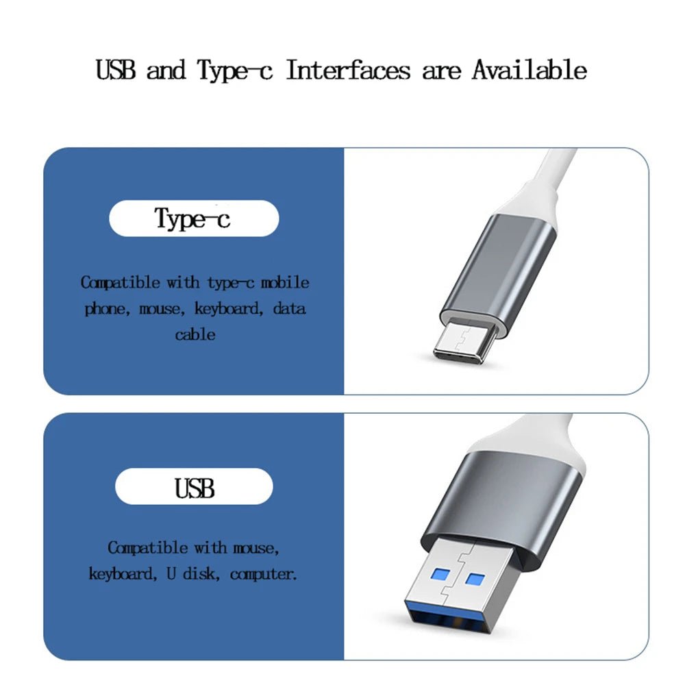 USB 3.0 Hub USB Hub 4 Port High Speed Type c Splitter 5Gbps For PC Computer Accessories Multiport HUB 4 USB 3.0 2.0 Ports - Eleconic