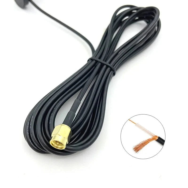 GSM 3G 4G 5G Patch Antenna 600 - 6000MHz 8dBi SMA Male TS9 CRC9 Connector 3M Extension Cable for Wifi Router IP / PC / Camera - Eleconic