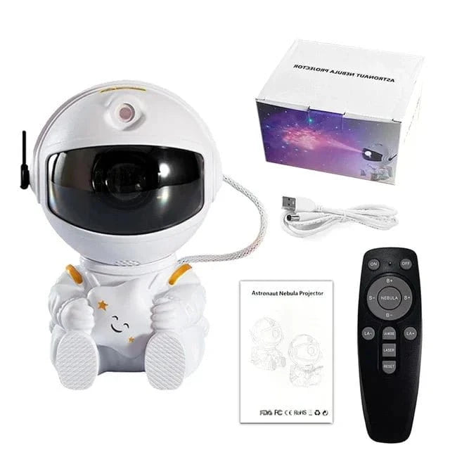 Star Projector Galaxy Night Light Astronaut Space Projector Starry Nebula Ceiling LED Lamp for Bedroom Home Decorative kids gift - Eleconic