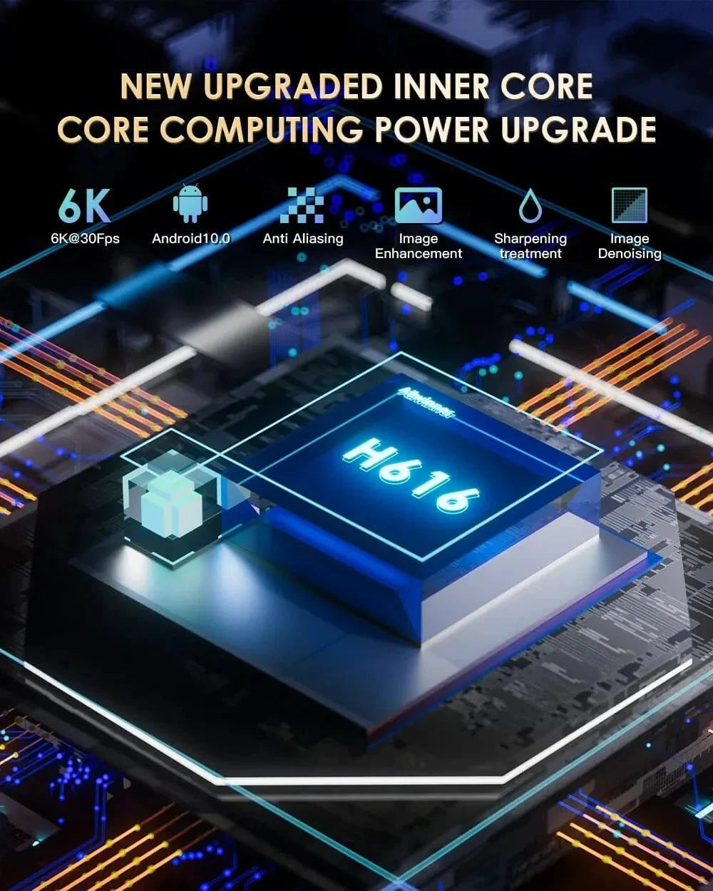 HONGTOP H20PRO Smart TV Box WiFi6 Android 10 6K 4K 3D Media Player TV Box Android 2.4G&5G WIFI Very Fast 1080P Set Top Box - Eleconic