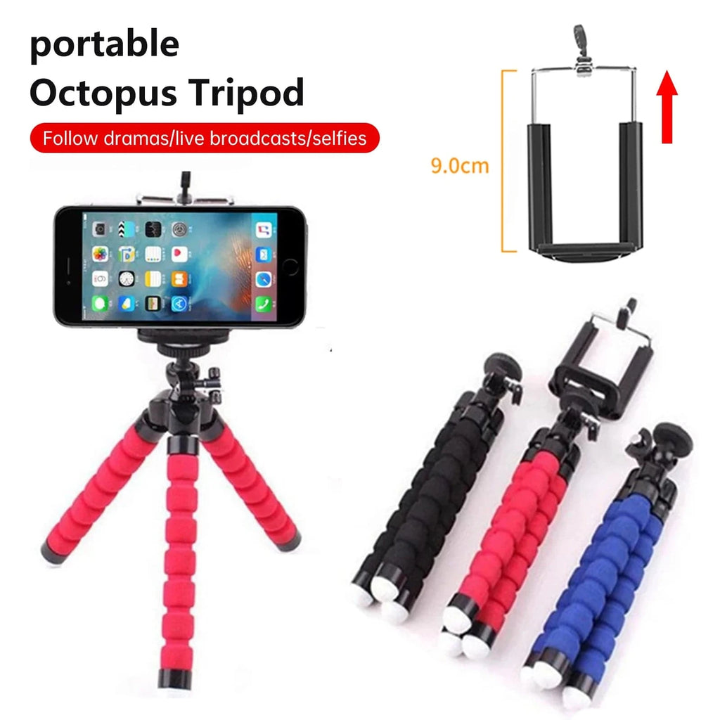 For Gopro Hero 11 10 9 8 7 Black MAX Flexible Mini Octopus Tripod Accessories for Go Pro 6 5 YI Eken SJCAM DBPOWER AKASO Tripods - Eleconic