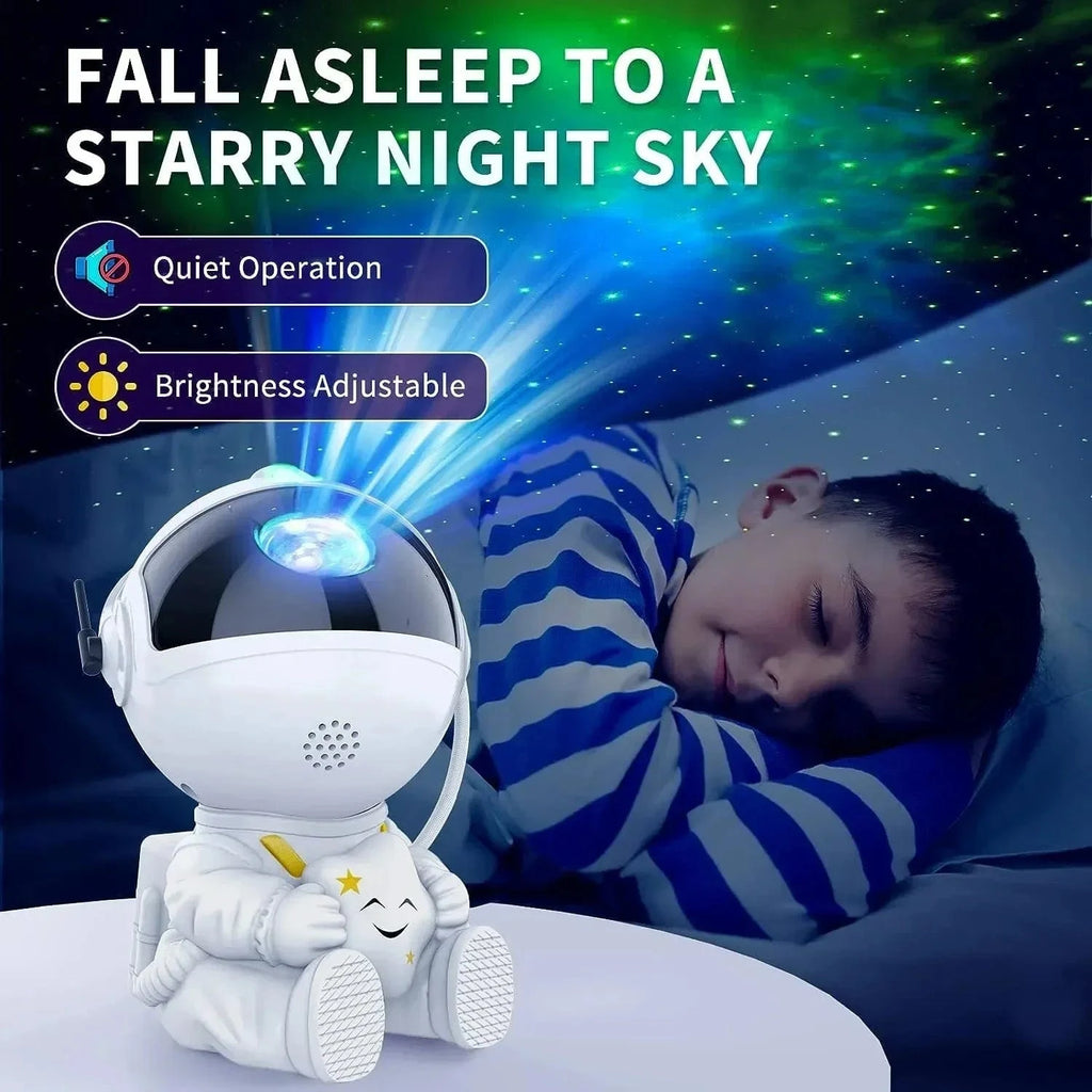 Star Projector Galaxy Night Light Astronaut Space Projector Starry Nebula Ceiling LED Lamp for Bedroom Home Decorative kids gift - Eleconic
