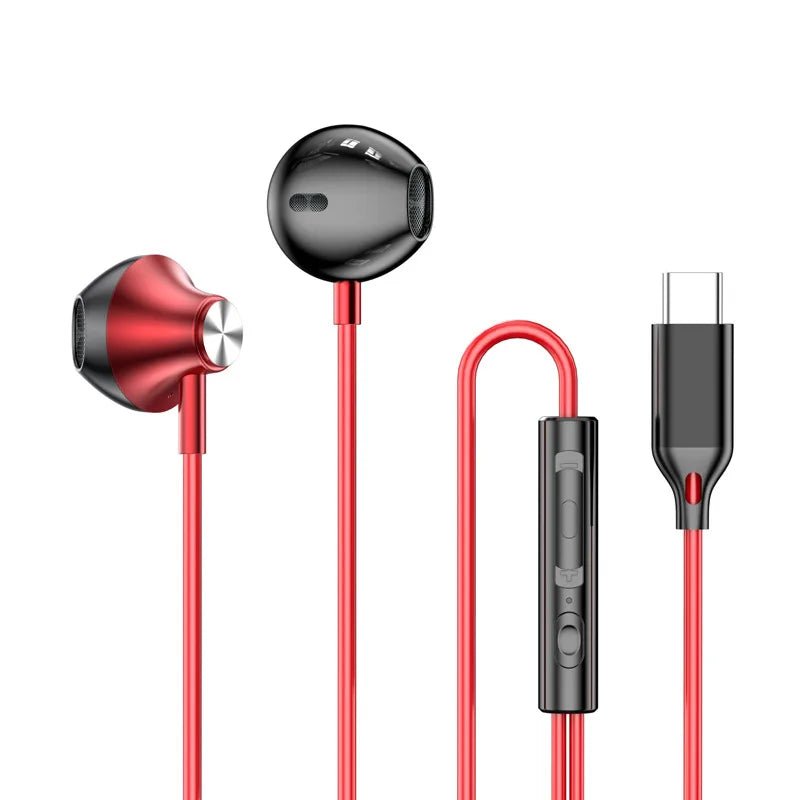For Samsung Headphones HiFi Surround Sound In - ear USB Type C 3.5mm With wire control Wired Earplugs For Galaxy S24 S23 S22 Ultra - Eleconic