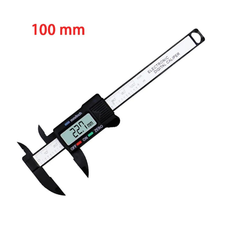 Digital Caliper 6 Inch Electronic Vernier Caliper 100mm Calliper Micrometer Digital Ruler Measuring Tool 150mm 0.1mm - Eleconic