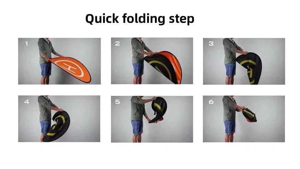 RF06 Drone Quadcopters Accessories Universal 55cm 75cm Foldable Landing Pad RC Dron Mat Quadcopter Parking Apron Apron Pad - Eleconic