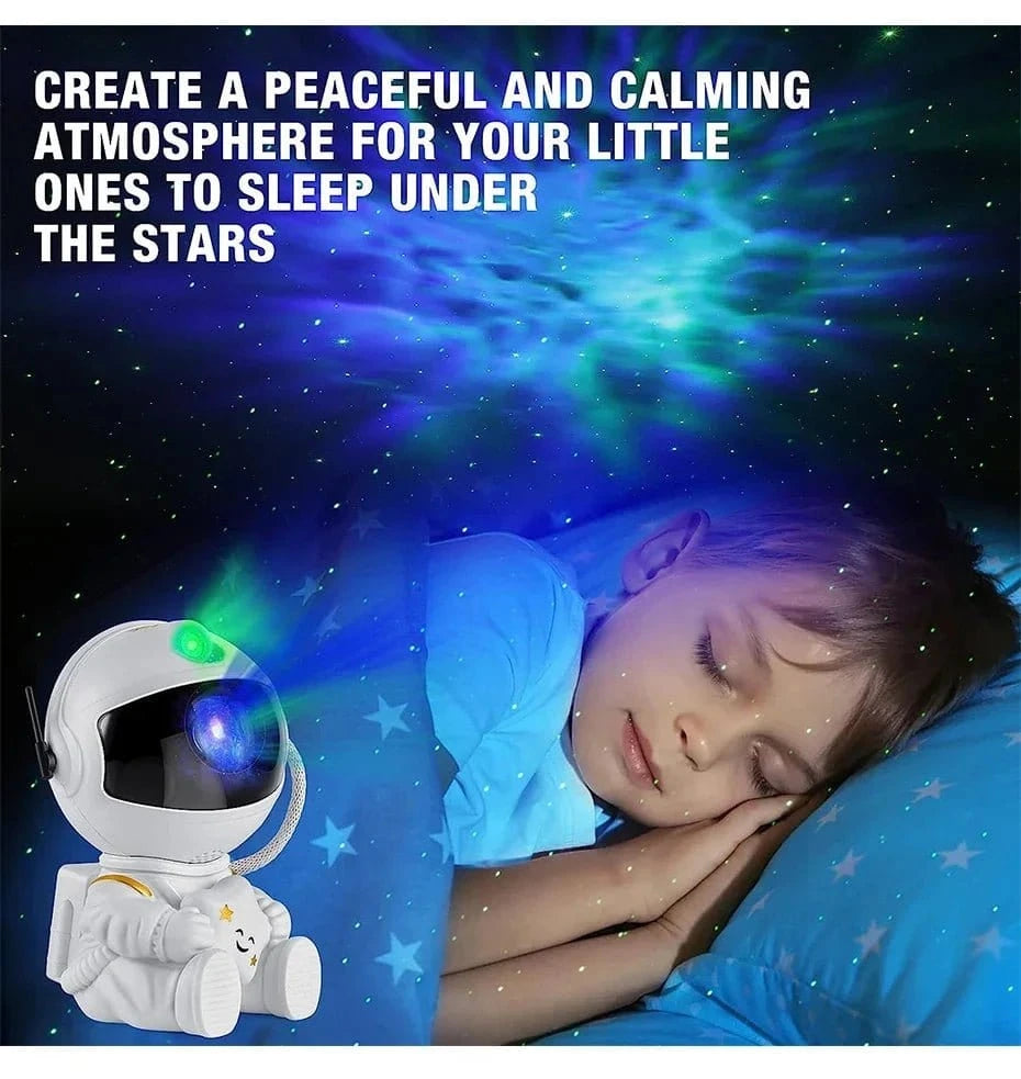Star Projector Galaxy Night Light Astronaut Space Projector Starry Nebula Ceiling LED Lamp for Bedroom Home Decorative kids gift - Eleconic