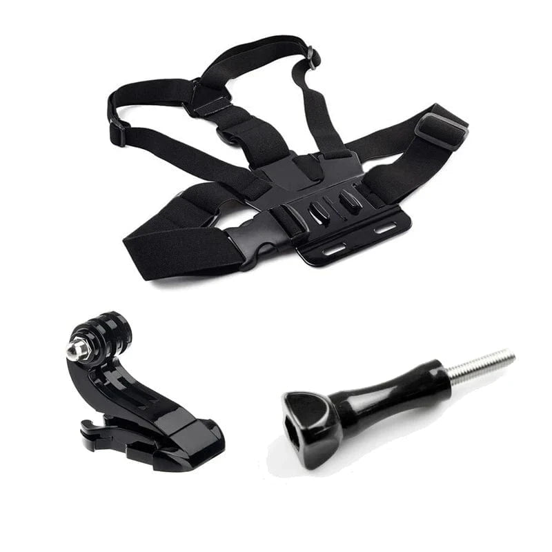 Adjustable Chest Mount Harness Strap For GoPro Hero 13 12 11 10 9 Insta360 SJCAM SJ4000 AKASO DJI Osmo Action Camera Accessories - Eleconic