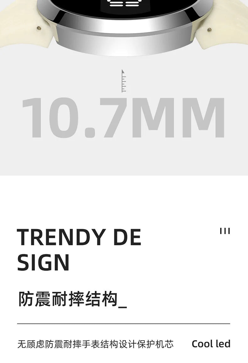 LED touch screen digital watch fashion student trend men and women couple sports LED electronic watch - Eleconic