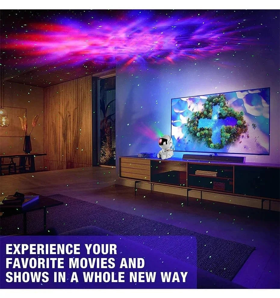 Star Projector Galaxy Night Light Astronaut Space Projector Starry Nebula Ceiling LED Lamp for Bedroom Home Decorative kids gift - Eleconic