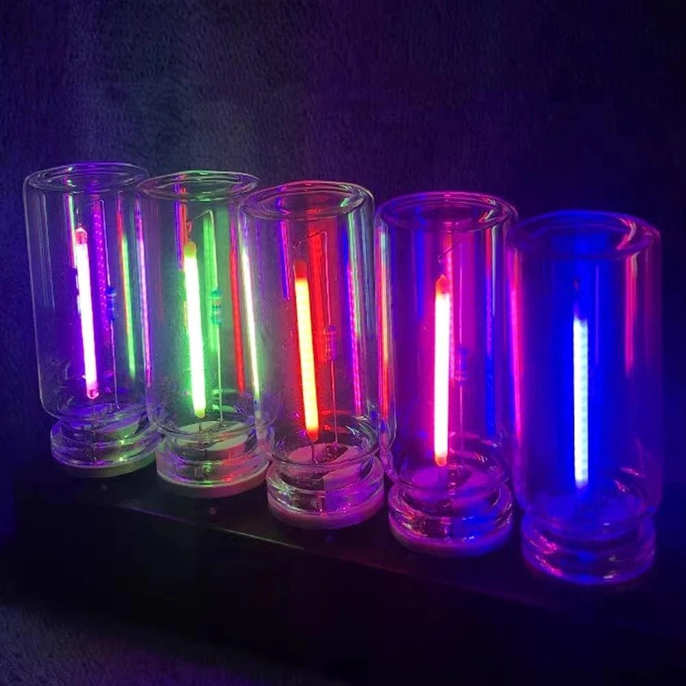 Retro USB LED Filament Bulb – 5V Touch Dimming Edison - Style Night Light for Camping & Decorative Lighting - Eleconic