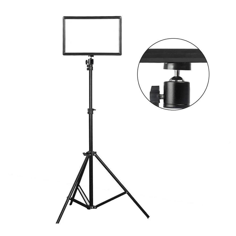 Hot Shoe 1/4 Screw Hole Tripod Mount Camera Head Adapter Ball Head with Lock LED Light Flash Bracket Holder For DSLR DV Cameras - Eleconic