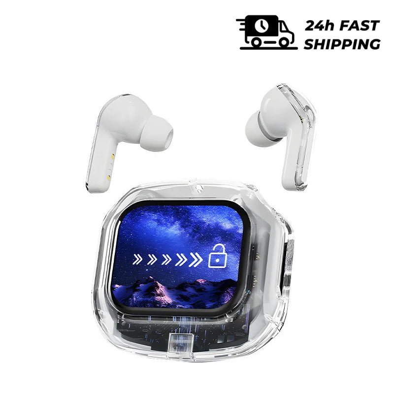 Translation Headphones with Multifunction Touch Screen Smart Wireless Bluetooth Earphone HiFi Audio Quality Business Earbud - Eleconic