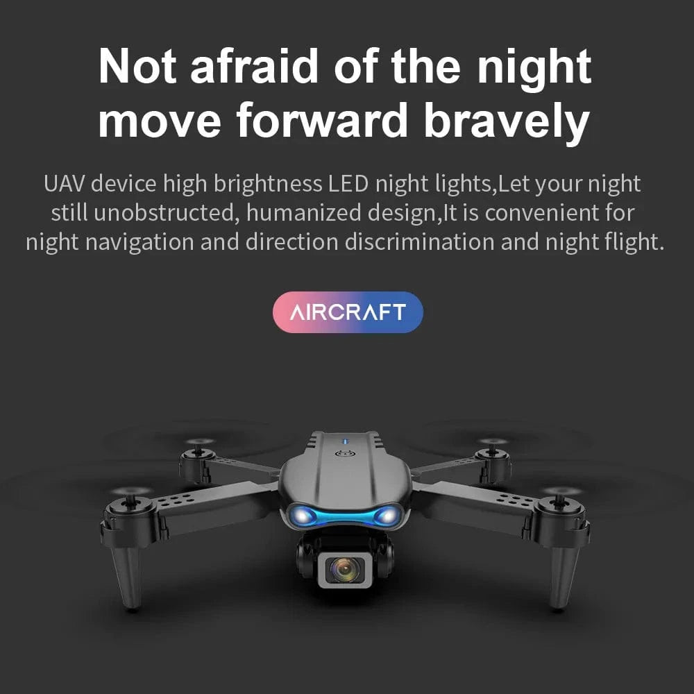 KBDFA E99Pro Drone 8K HD Dual Camera WiFi FPV Quadcopter Obstacle Avoidance Aerial Photography Professional Device - Eleconic