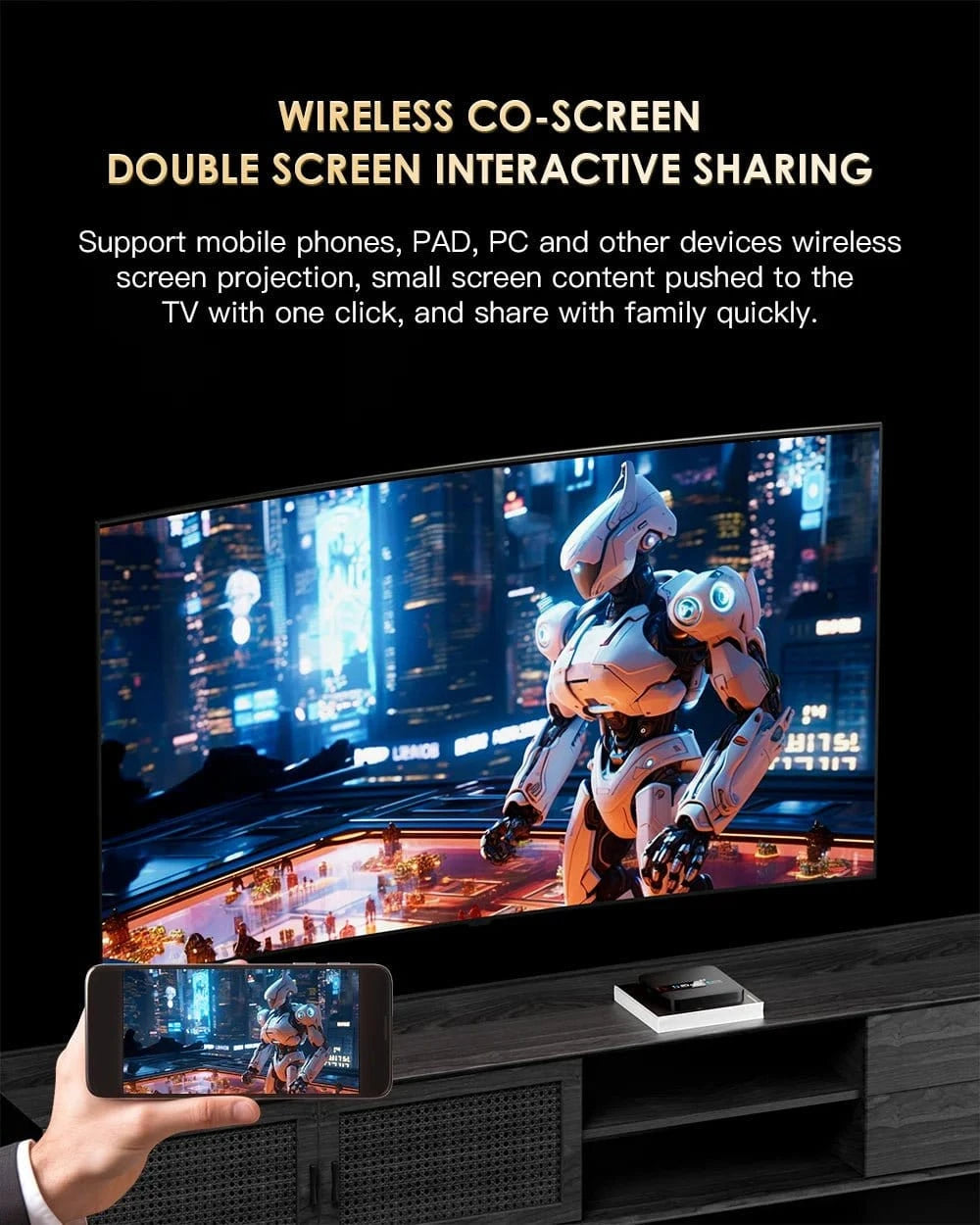 HONGTOP H20PRO Smart TV Box WiFi6 Android 10 6K 4K 3D Media Player TV Box Android 2.4G&5G WIFI Very Fast 1080P Set Top Box - Eleconic