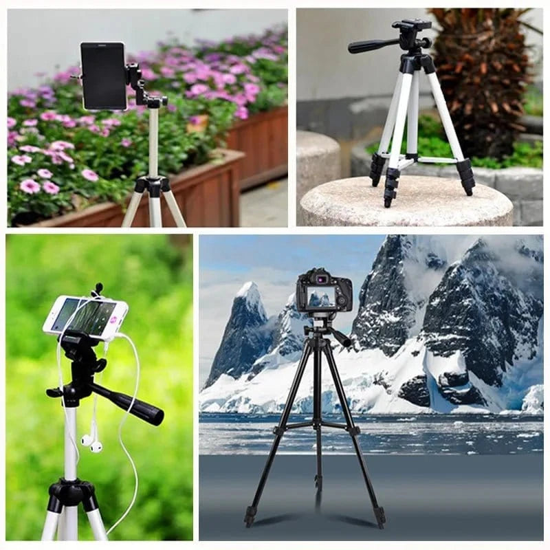 Portable Cellphone Tripod Stand for Selfie Mobile Phone Holder Tripie 3120 Smartphone Tripod with Flexible Legs Picture Taking - Eleconic