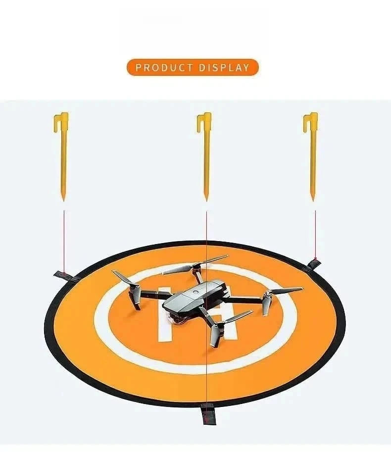 RF06 Drone Quadcopters Accessories Universal 55cm 75cm Foldable Landing Pad RC Dron Mat Quadcopter Parking Apron Apron Pad - Eleconic