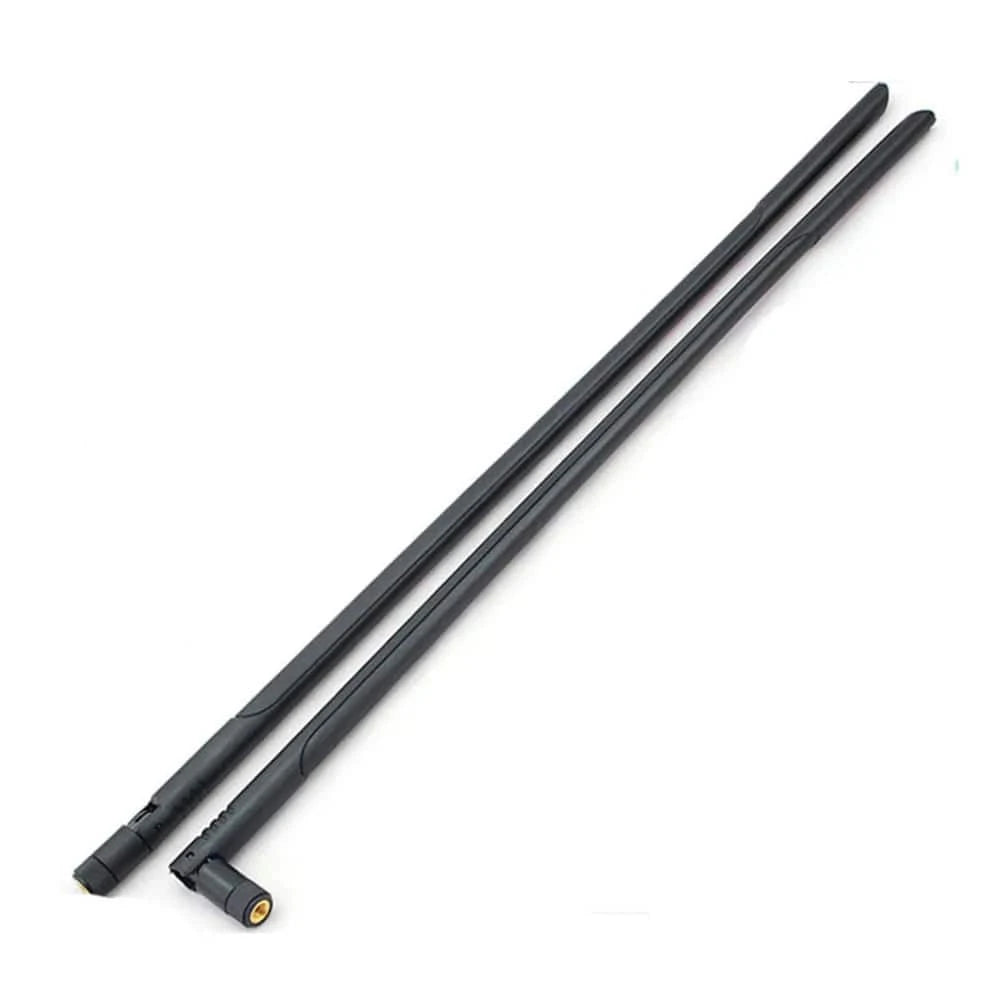 2.4G 5.8G WiFi Antenna 12dBi High Gain RP SMA Male Omni Foldable Aerial for Wireless Router Network Booster Netword Card - Eleconic